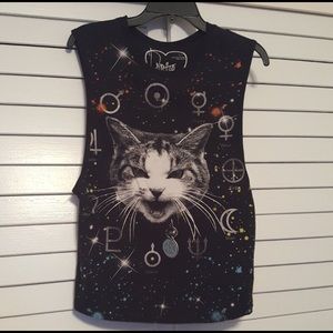 Evil Space Cat Tank Top